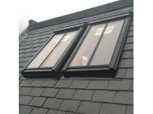 Image of velux window after installation by lothian's Roofing